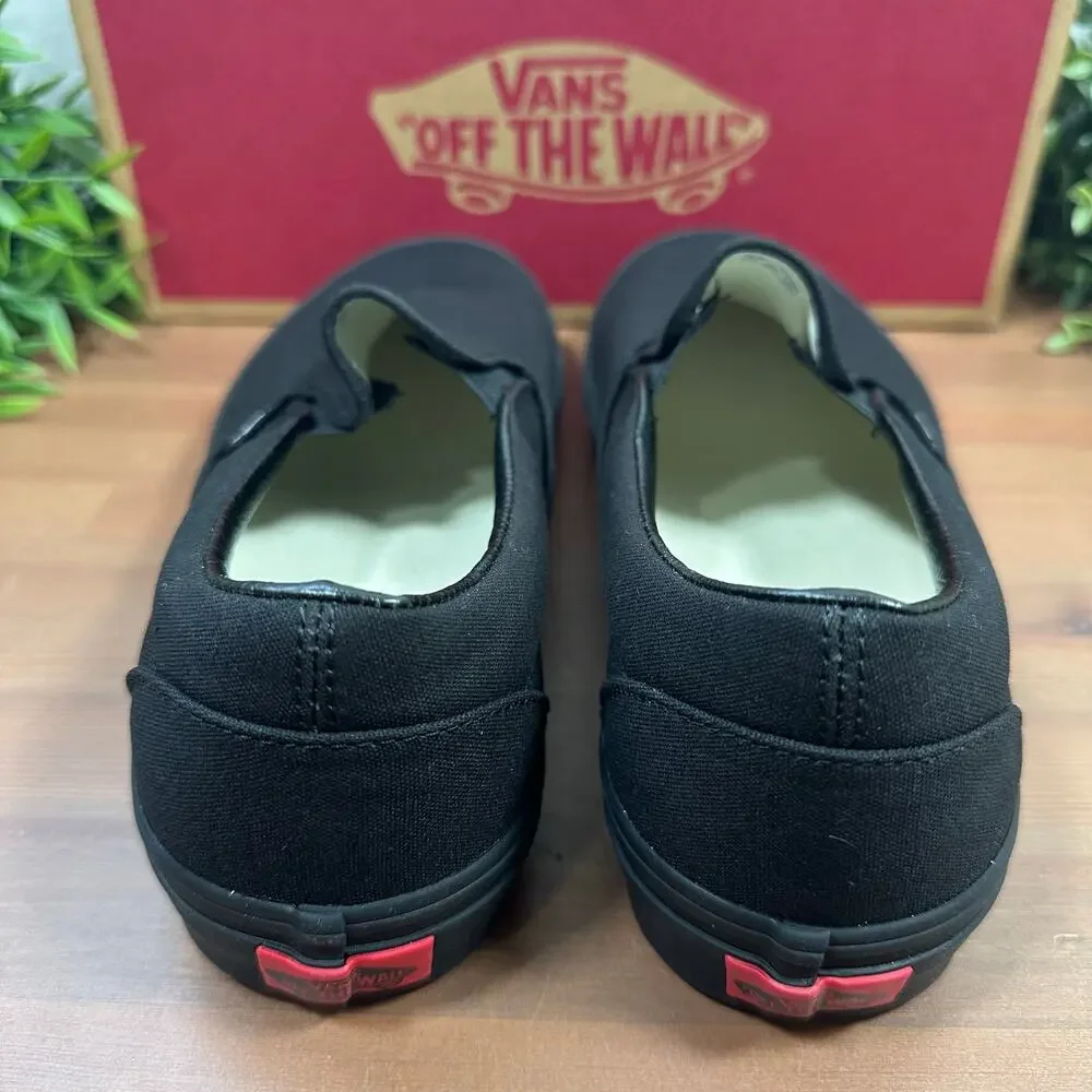 Vans Classic Slip On Shoes Black Unisex Size‎ M7.5/W9